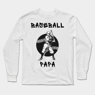 Baseball papa Long Sleeve T-Shirt